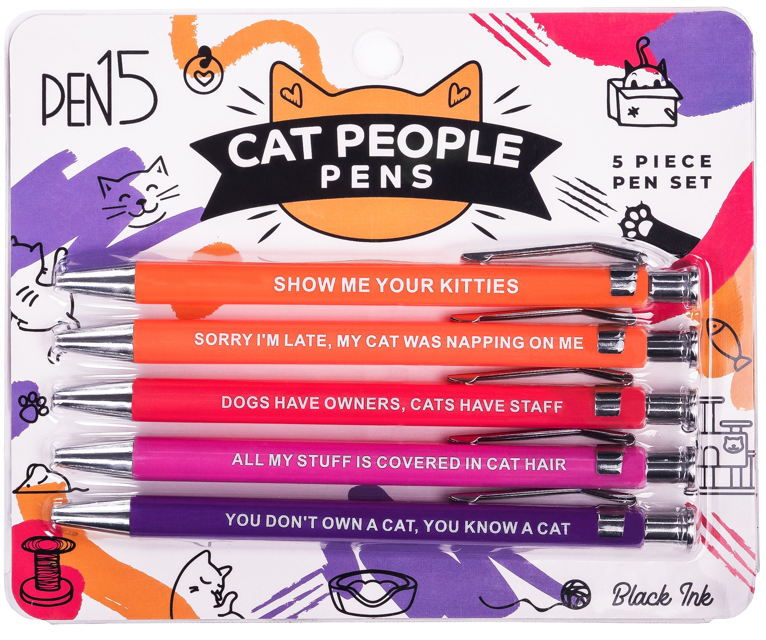 8 PC Funny Pens with Sayings | Cute Sarcastic Snarky Demotivational  Offensive Swear Word Motivational Meme Pen for Teachers Nurse Nurses Women  Adults