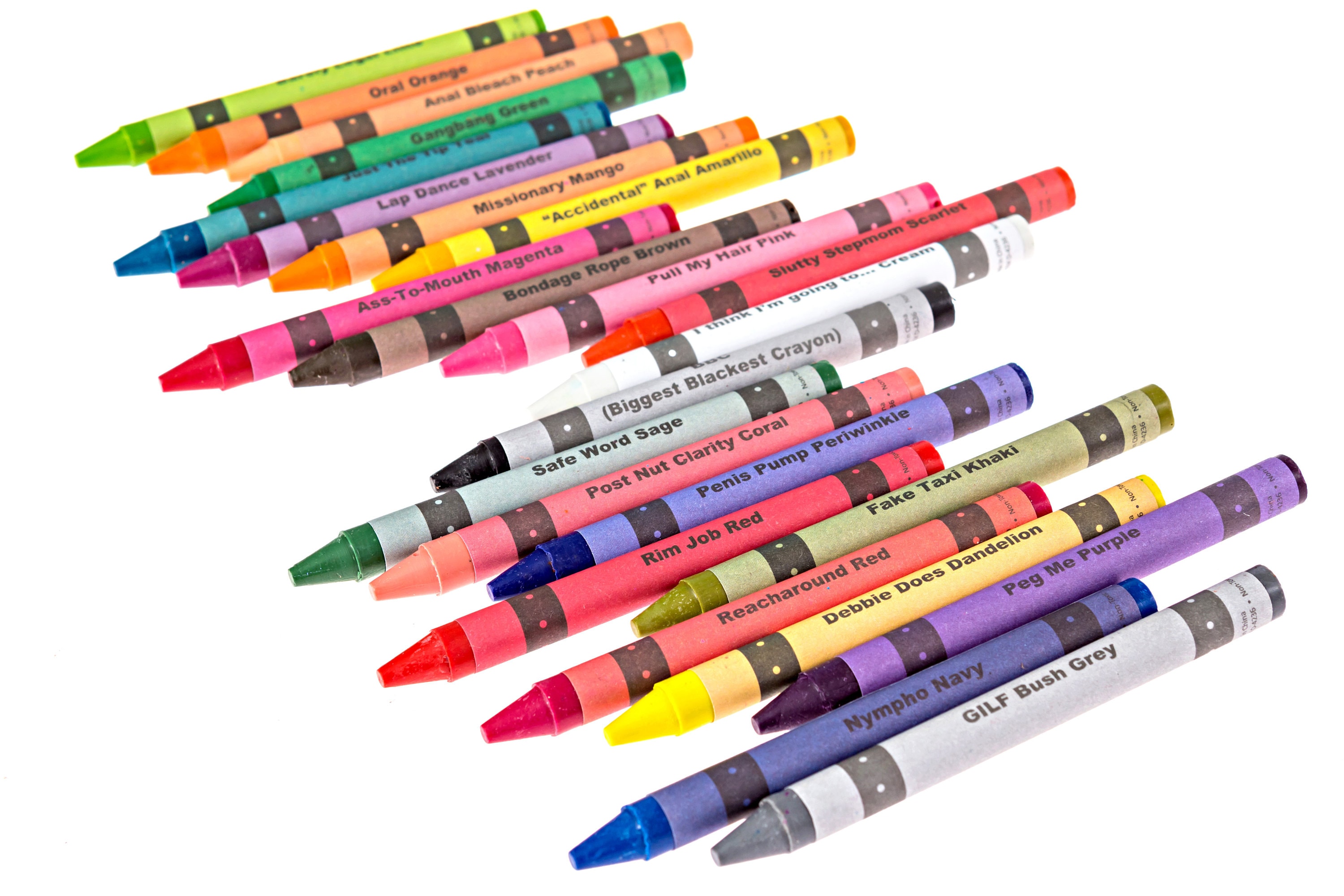 Offensive Pens - Unique Gifts - Offensive Crayons — Perpetual Kid