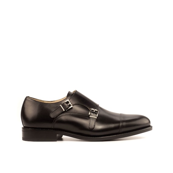 Goodyear Welted Double Monk (Black, Burgundy, Mustard)