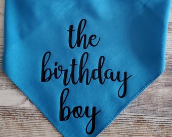 Birthday Boy/Girl Dog Bandana, Birthday Bandana