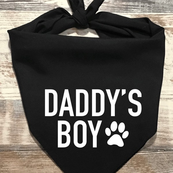 Boy Dog Bandana Etsy