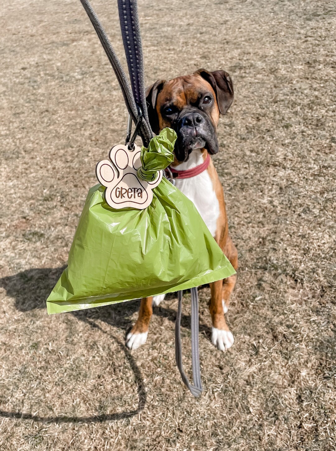 Handsfree Pet Waste Bag Holder, Personalized Dog Poop Bag Holder