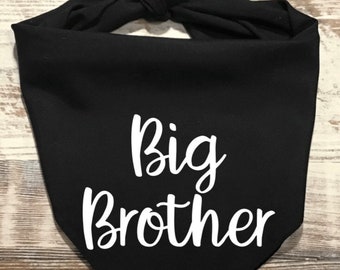 Big Brother Dog Bandana | Pregnancy Announcement Bandana | New Puppy Announcement | Big Brother