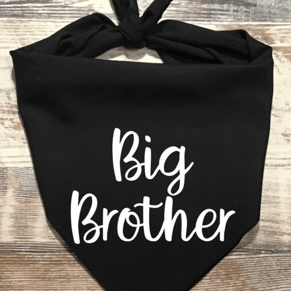 Big Brother Dog Bandana | Pregnancy Announcement Bandana | New Puppy Announcement | Big Brother