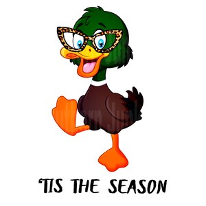 Duck season leopard hunting sublimation