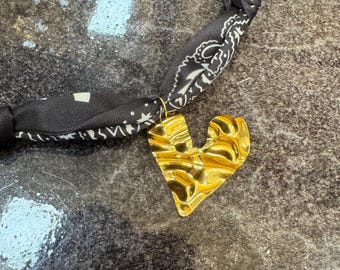 Viral Scarf Necklace non tarnish charm