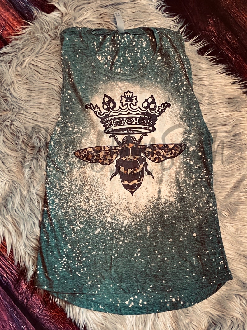 Queen Bee Tee Bee Tee Queen Leopard Bee Sublimation Etsy