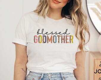 Gift for Godmother Christmas Gift for Godmother Godmother Shirt Shirt for Godmother Godmother T-Shirt Godmother Gift Godmother Gifts