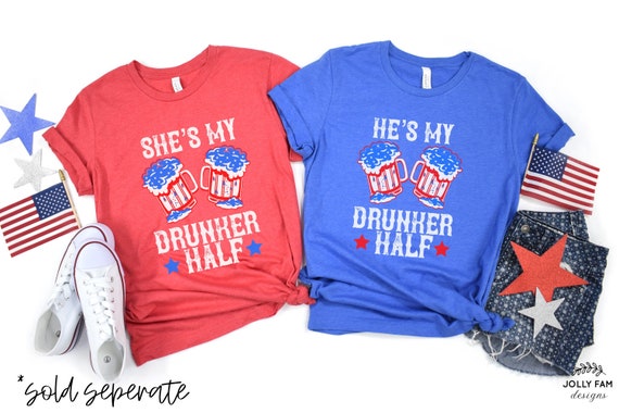 Couples 4th of July Shirts Matching 