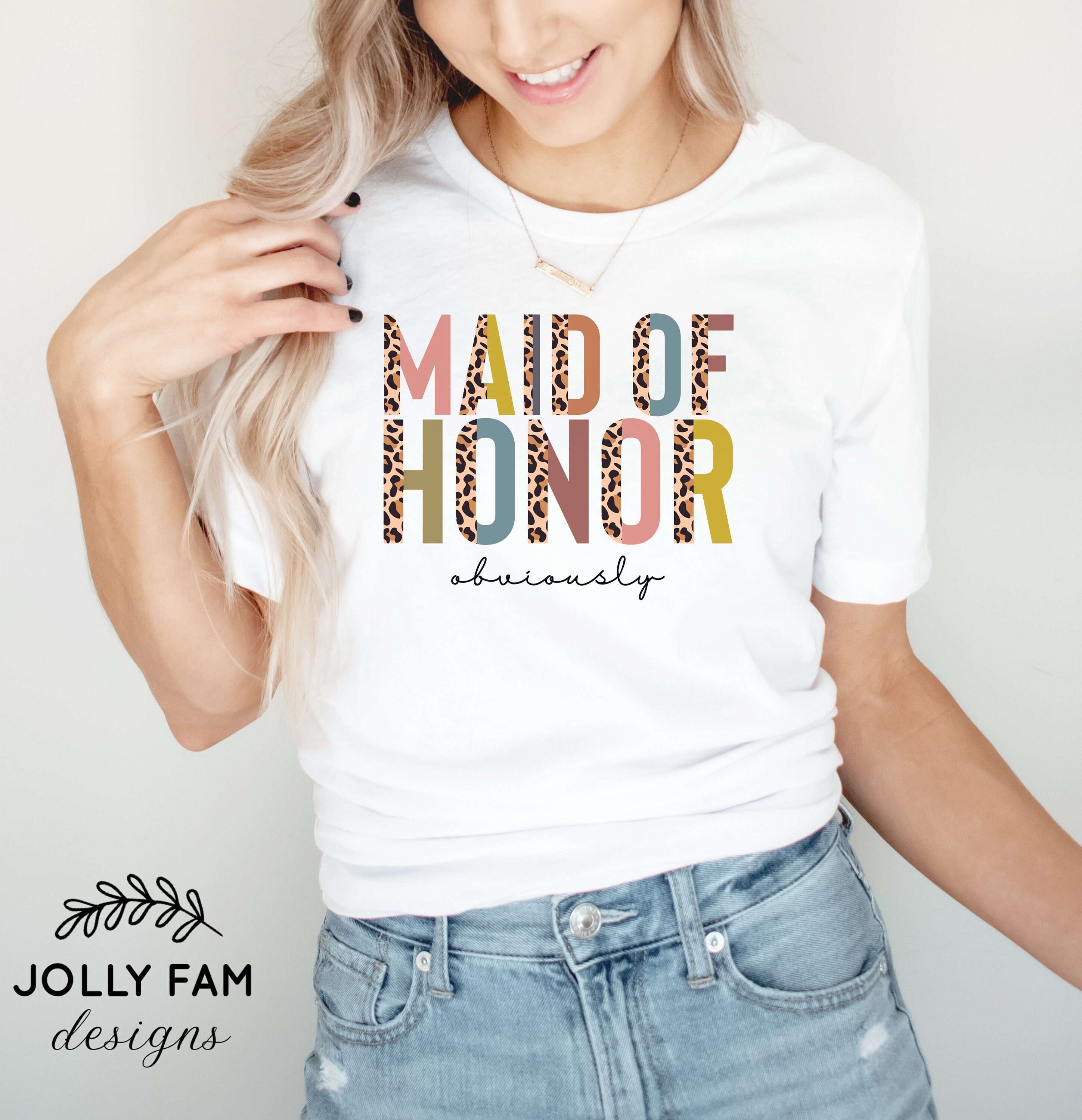 Maid of Honor Shirt Maid of Honor Gift Bridesmaid Proposal - Etsy