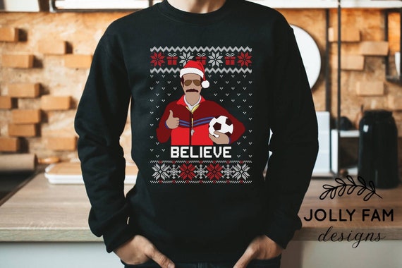 Believe Ugly Christmas Sweater Ted 