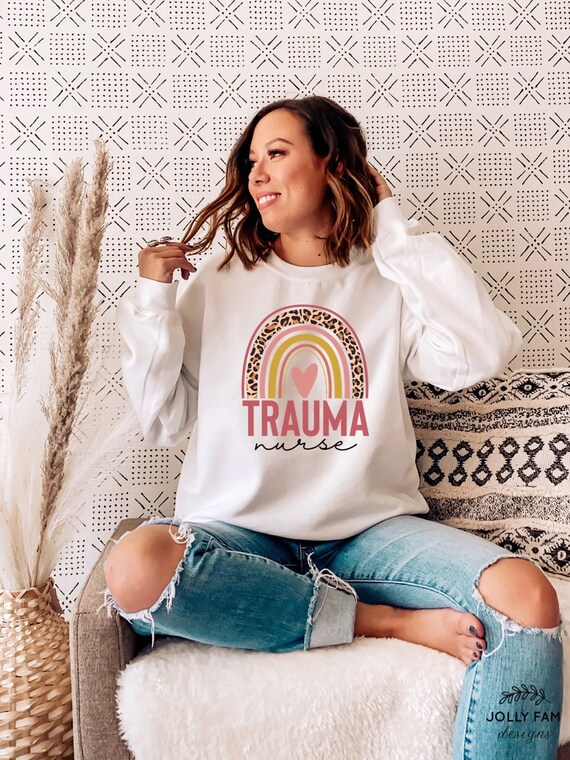Trauma Nurse Sweatshirt ICU Nurse Nurse Squad Nurse Gift - Etsy New Zealand