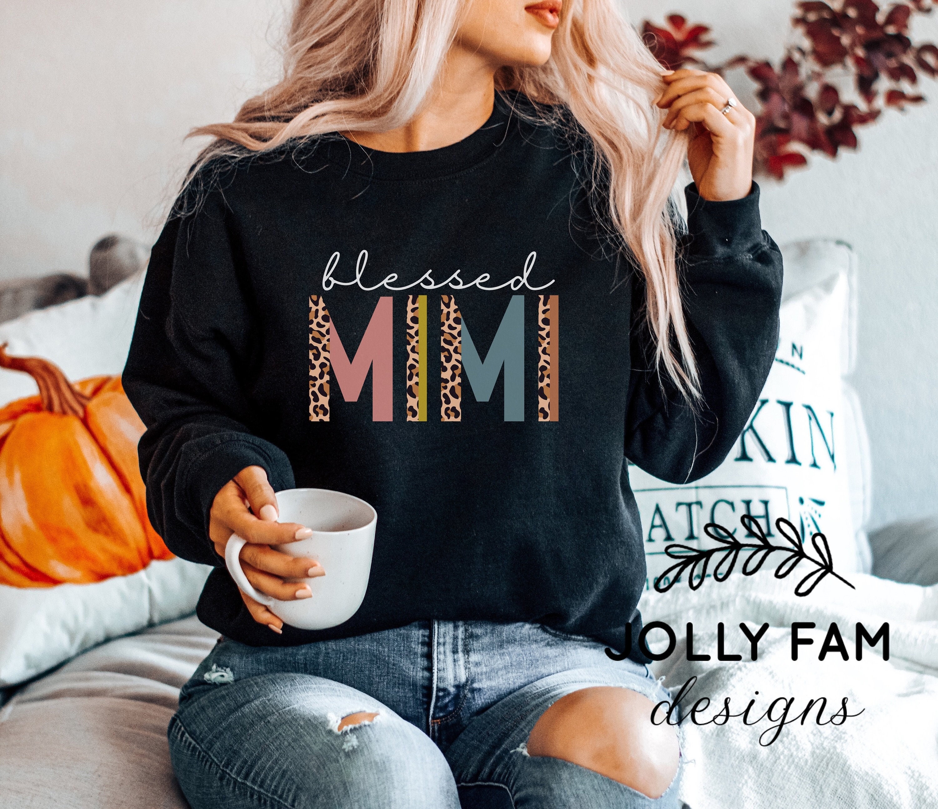 Mimi Sweatshirt Gift for Grandma Mimi Established Shirt - Etsy Israel