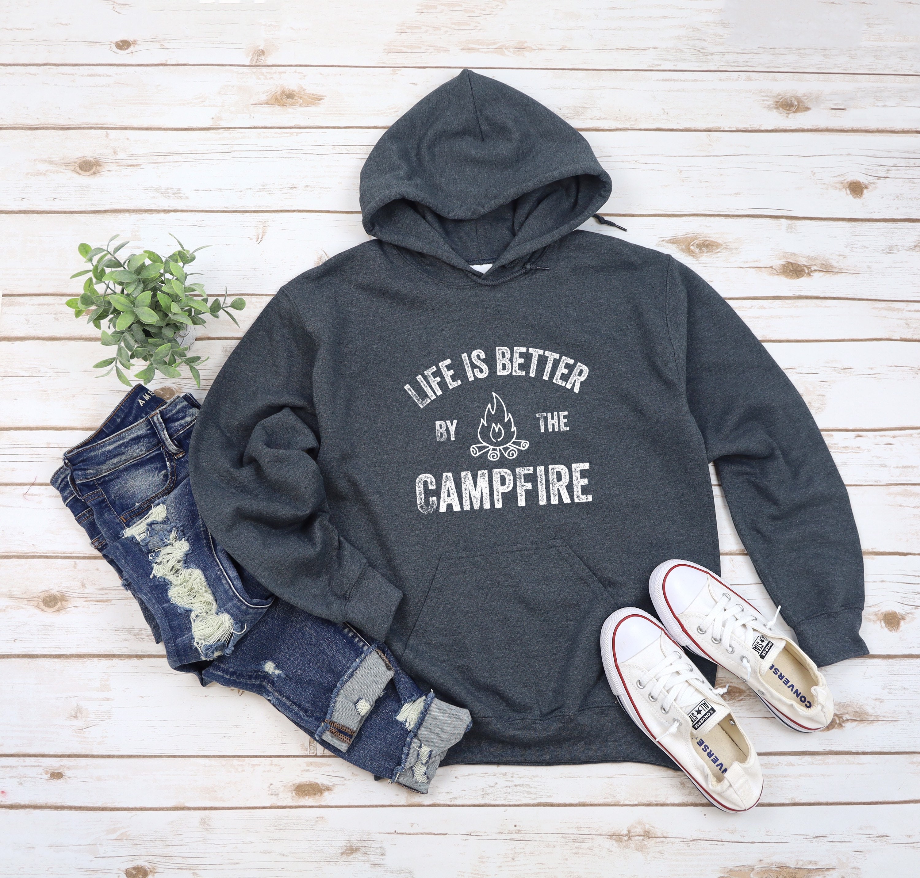 Campfire Hoodie - Etsy
