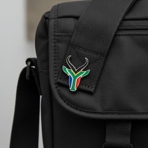 Springbok Pin Badge South Africa rugby SA animal Flag Jewellery Gifts Patriot Wedding Broch image 4