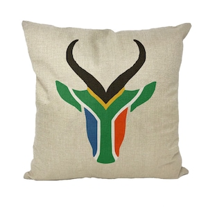 Springbok Rugby South Africa Throw Pillow with Insert