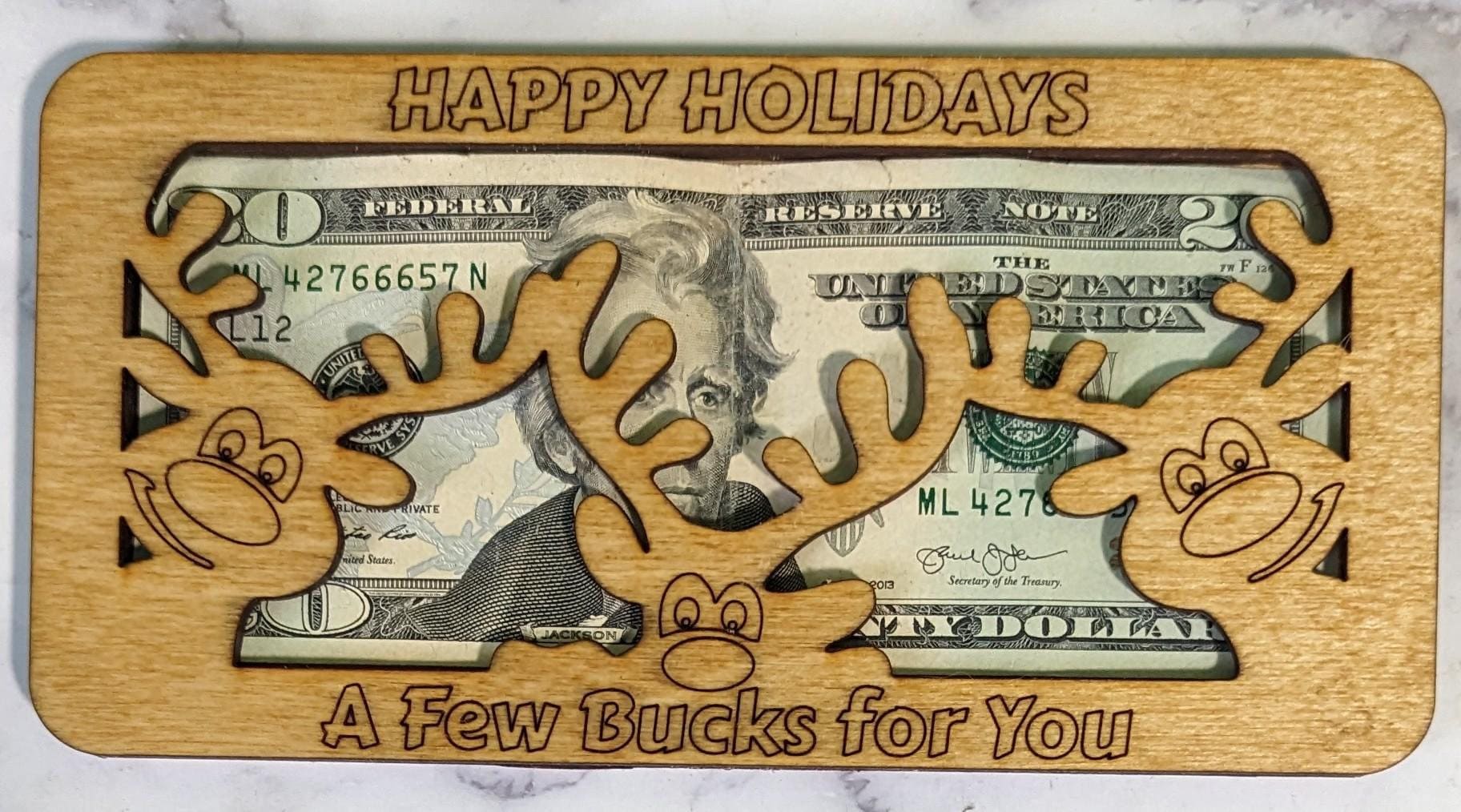 SVG Digital Download A FEW BUCKS Money Holder Christmas Card - Etsy