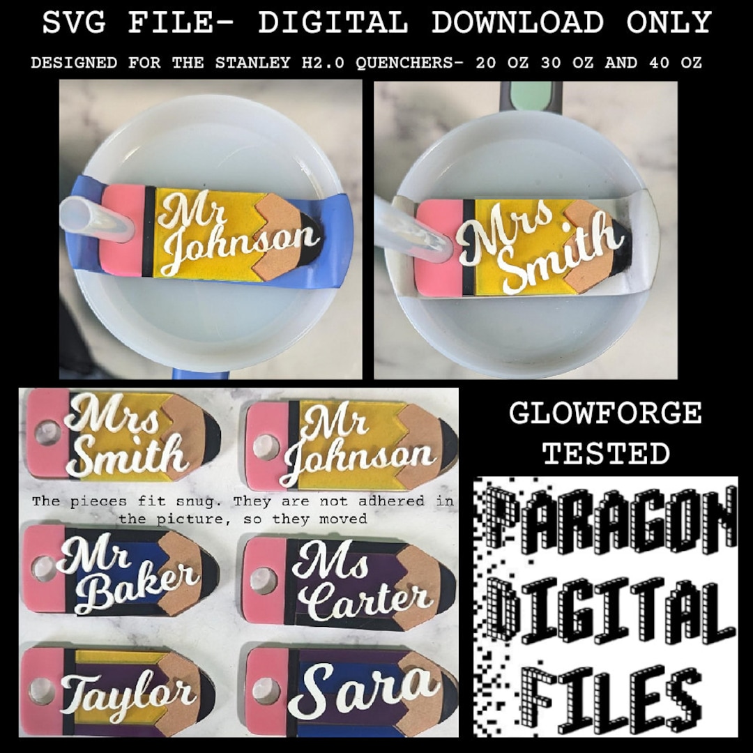 Stanley Name Plate - SVG download - Digital Download