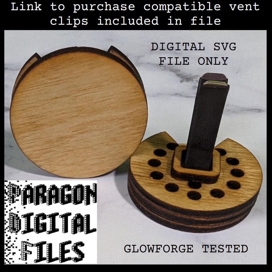 Plain Air Freshener Laser Cut Digital File Auto Air Freshener Etsy