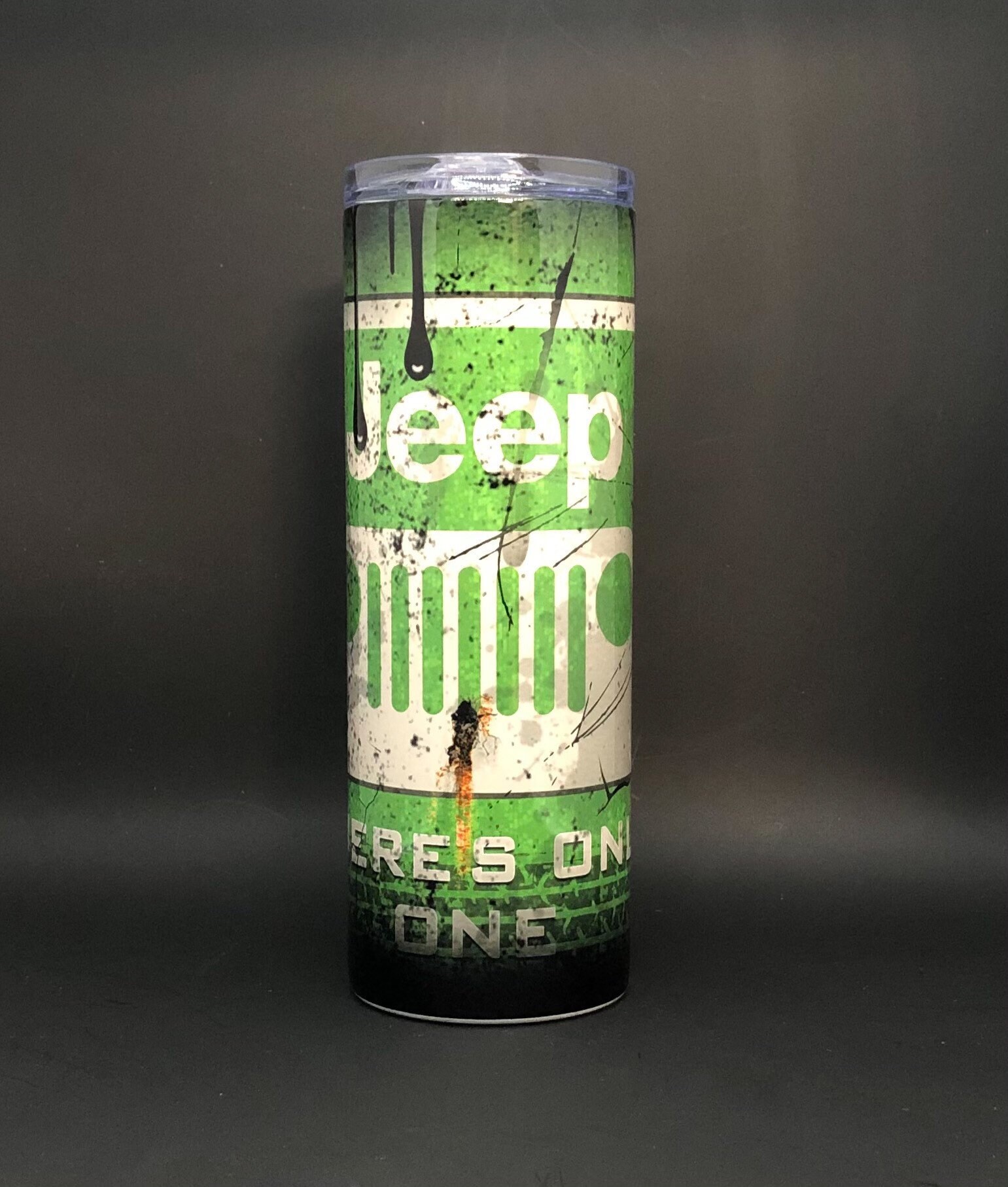 Jeep Tumbler 20 oz. Insulated Stainless Steel LIME GREEN Etsy