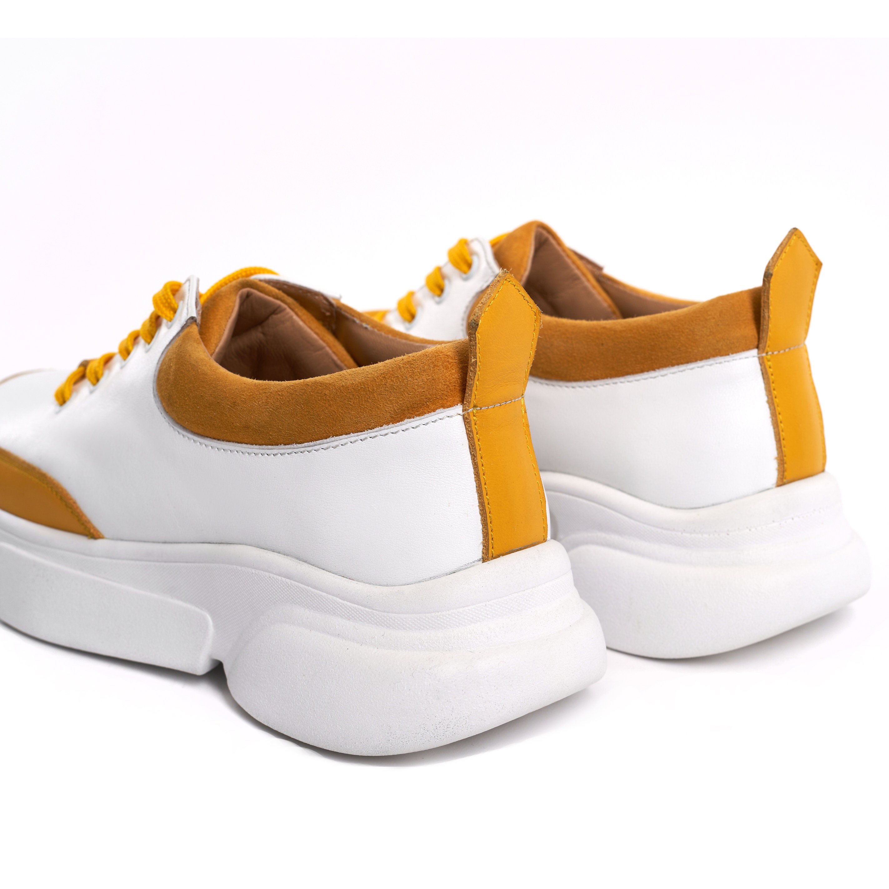 white canvas shoes turned yellow