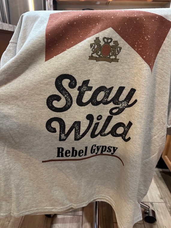 Western T Shirt Stay Wild Rebel Gypsy-Trending Western Fashion