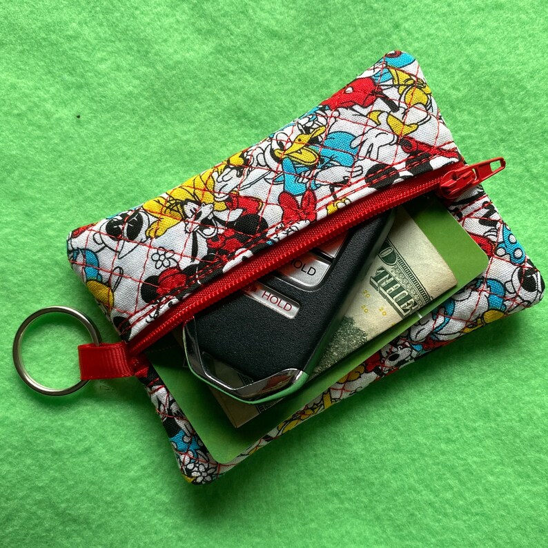 ID Keychain Wallet Essentials on the Go Etsy