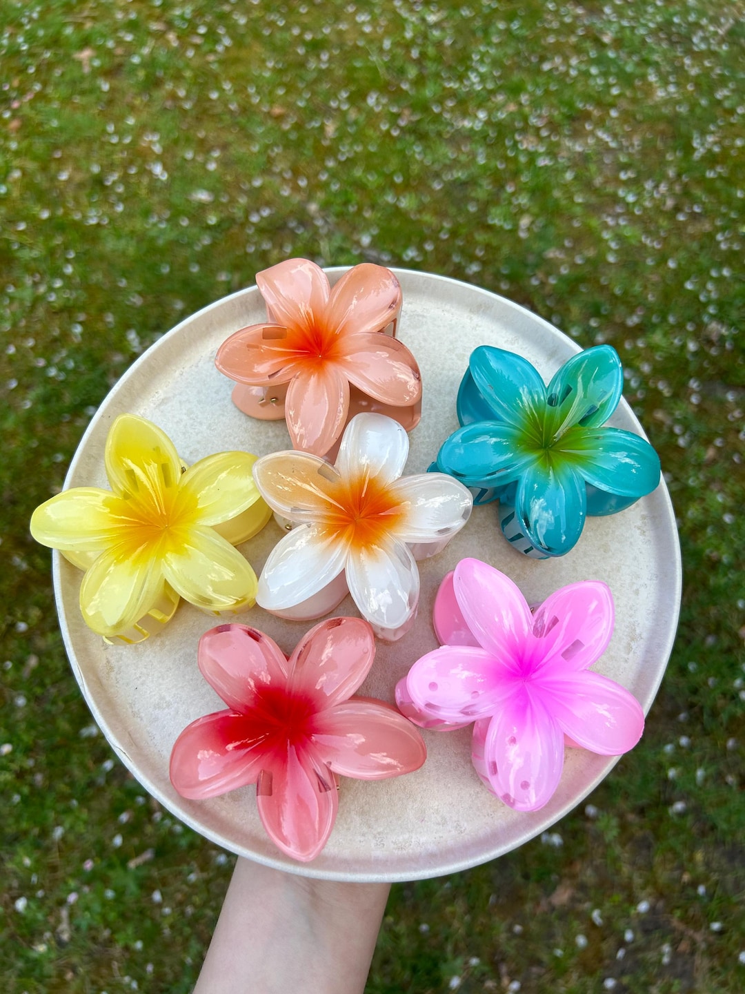 ヘアアクセサリー [VINTAGE HOLLYWOOD] Hawaiian Flower Ribbon Hairpin Amazon.com : HAIMEIKANG Hawaiian Flower Hair Accessories - 3