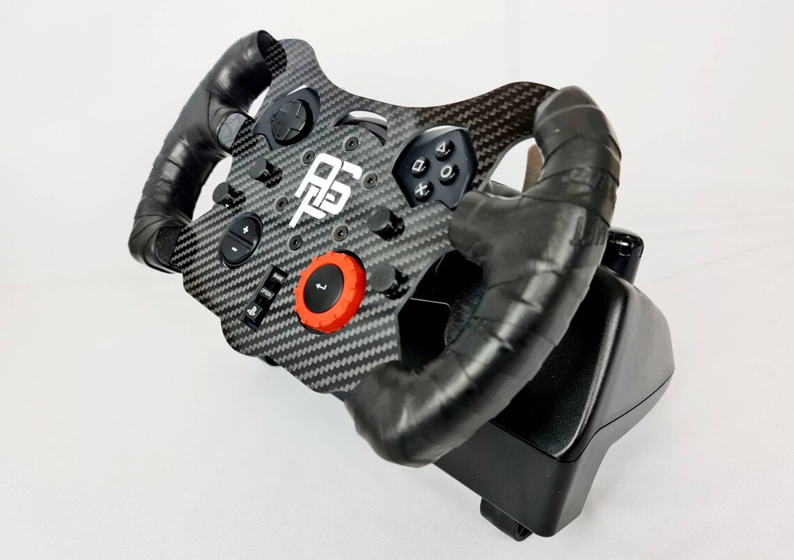 Logitech G29 & G923 Carbon Fiber Wheel Mod Sim Racing GT3 F1 Etsy