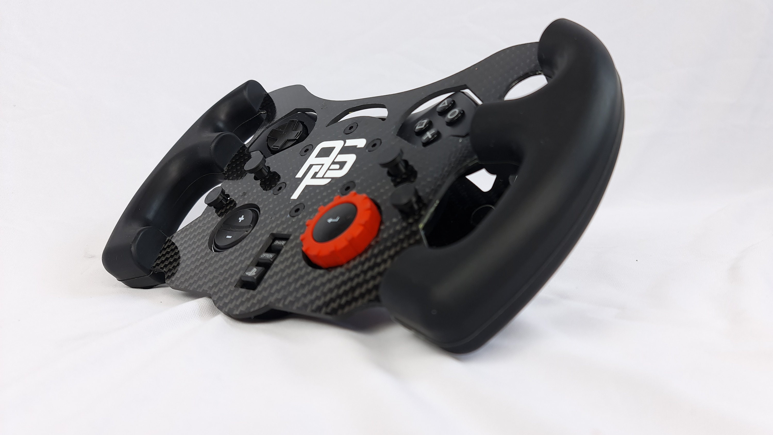 Logitech G29 & G923 Carbon Fibre Wheel Mod rubber Handles Sim