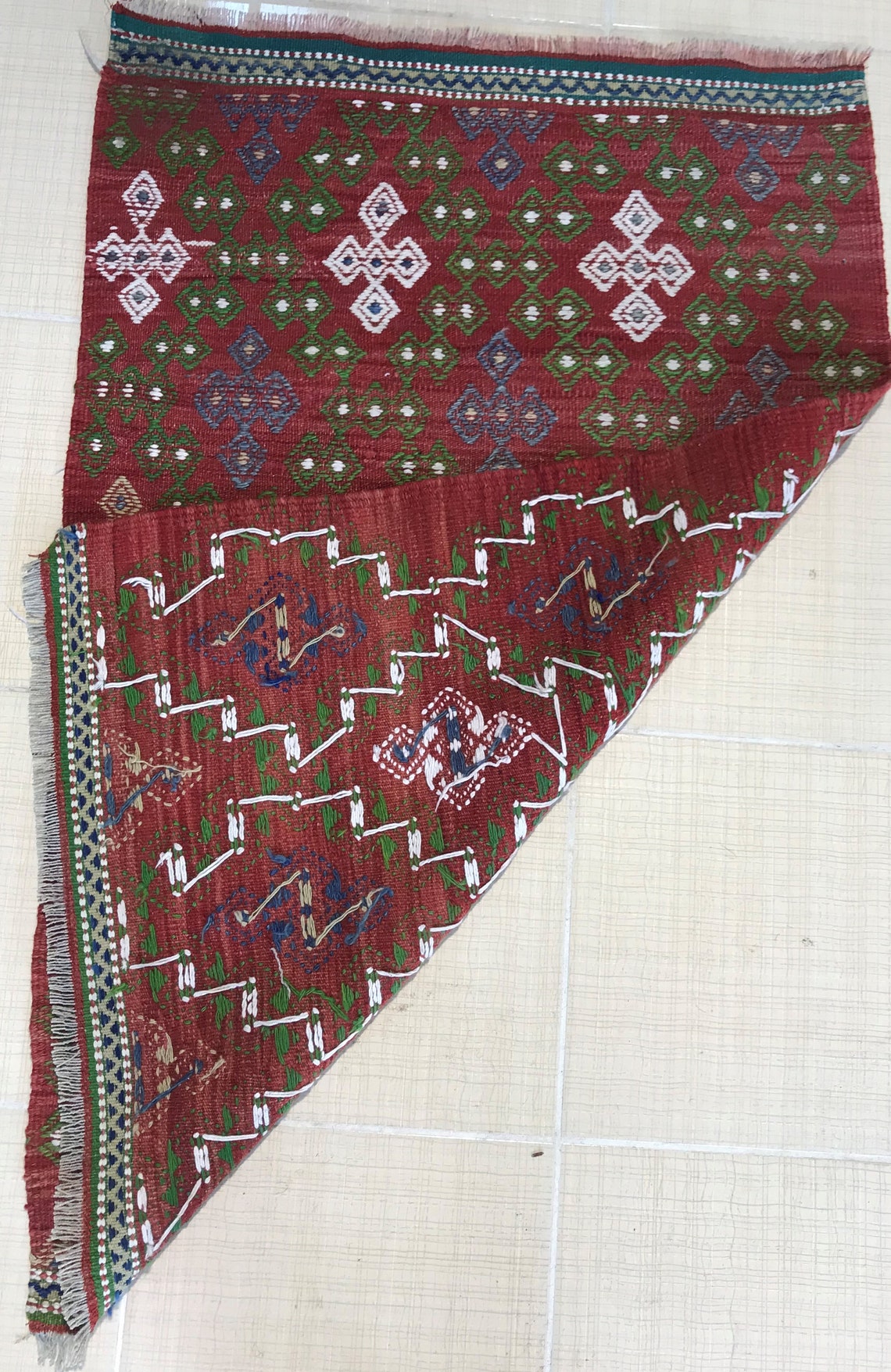 Handwoven Kilim Rug 2.36 X 3.60 Feet 72 CM X 110 CM . Etsy