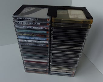 Minidiscs in Hüllen Fach (für 40 Discs) Aufbewahrung / Halter / Ständer / Rack / Box