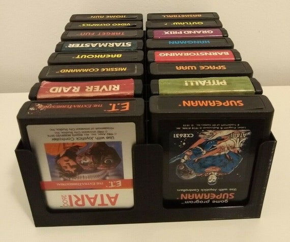 Rangement Pour Jeux Atari 2600 - Boîtier Pour 18 Cartouches - Occasion