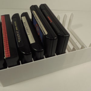 Sega Megadrive/Genesis/MasterSystem (Holds 10 carts, 1x10) storage/holder/stand/rack/box