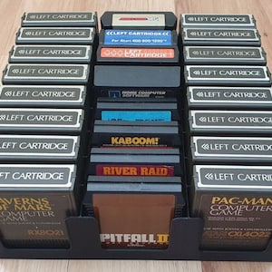 Atari 400/800 Game Storage (mieści 24 kartridże) Stojak/podstawka/tacka/pudełko