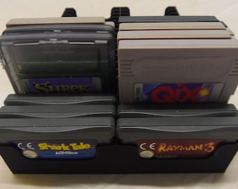 GameBoy Color & Advance (Holds 40 carts, 2x20) storage/holder/stand/rack/box