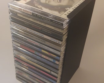 CD cases tray (Holds 18 in a 1x18 layout) storage/holder/stand/rack/box