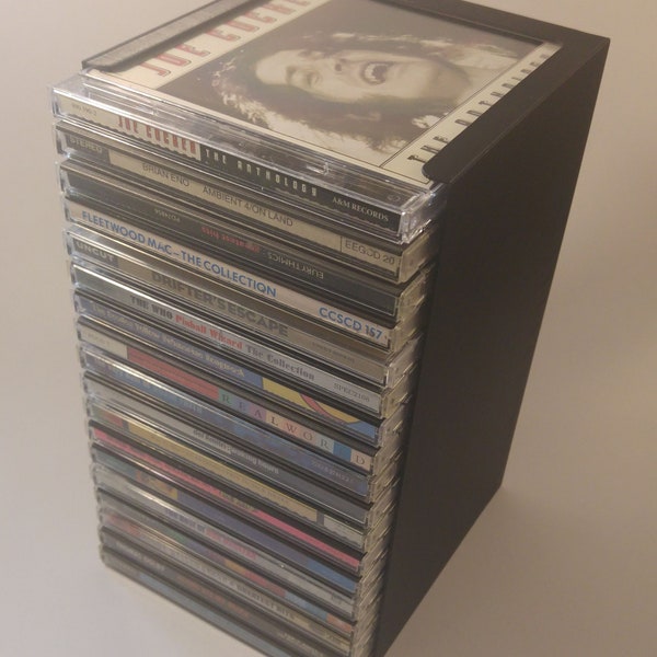 CD cases tray (Holds 18 in a 1x18 layout) storage/holder/stand/rack/box