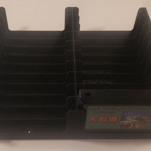 任天堂 ファミコン ゲームカートリッジ トレイ (20 個収納) ラック/スタンド/収納/ボックス/ケース