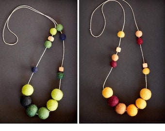 Willo LA / Audaz, Hecho a mano, Colorido, Collar orgánico