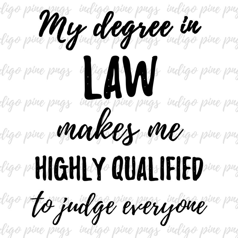 Law Degree Law PNG Law Sublimation Design Law Digital Etsy