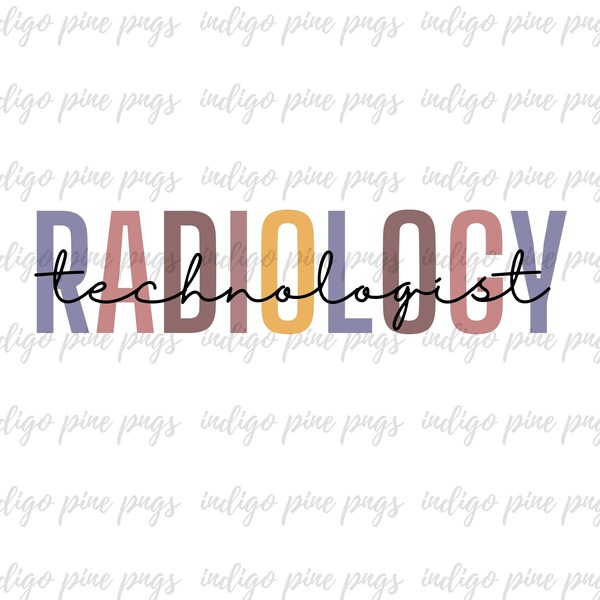 Radiology Tech Rainbow Svg Etsy