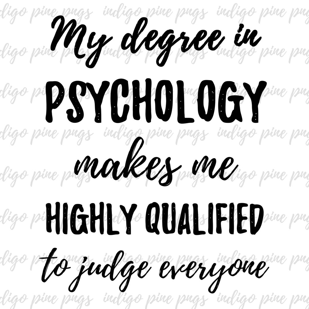 Psychology Degree Psychology PNG Psychology Sublimation Etsy