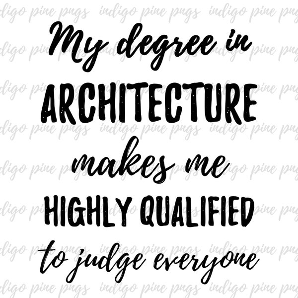 Architecture Degree, Architecture PNG, Architecture Sublimation Design, Architecture Digital Design