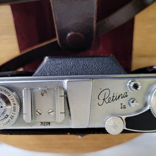 Kodak Retina 1A shops camera in original leather case