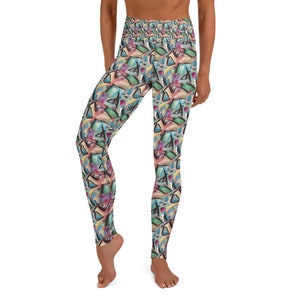 Watercolor Yoga Leggings