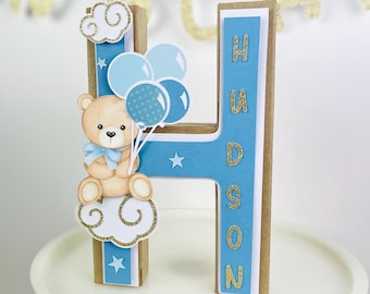 Personalized Table Centerpieces We Can Bearly Wait Shower Decorations Teddy Bear Nursery Decor Dessert Table Decorations Teddy Bear Balloons