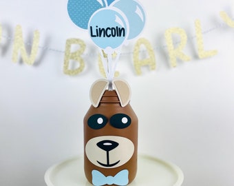Teddy Bear Centerpiece Baby Shower We Can Bearly Wait Shower Table Centerpiece For Party Mason Jar Centerpiece Dessert Table Decorations