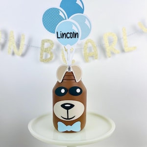 Teddy Bear Centerpiece Baby Shower We Can Bearly Wait Shower Table Centerpiece For Party Mason Jar Centerpiece Dessert Table Decorations