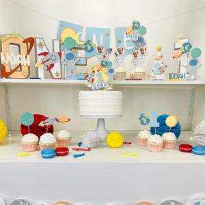 First Trip Around The Sun Birthday Party Decor  Space Theme 1st Birthday Decorations Outer Space Birthday Astronaut First Birthday For Boy